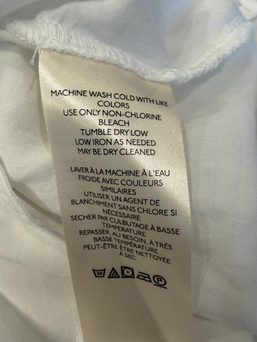 Anthropologie Maeve Tiered Tunic White Gauze Dress Size Large - Picture 10 of 13